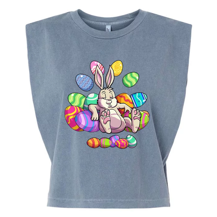 Funny Easter rabbit Easter Bunny Garment-Dyed Women's Muscle Tee