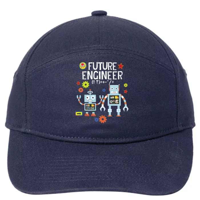 Future Engineer Robotics Robot Costume For Adults Kids 7-Panel Snapback Hat