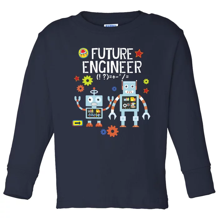 Future Engineer Robotics Robot Costume For Adults Kids Toddler Long Sleeve Shirt