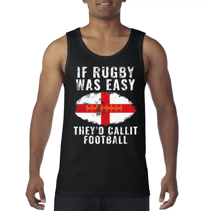 Funny England Rugby The Lions Tank Top