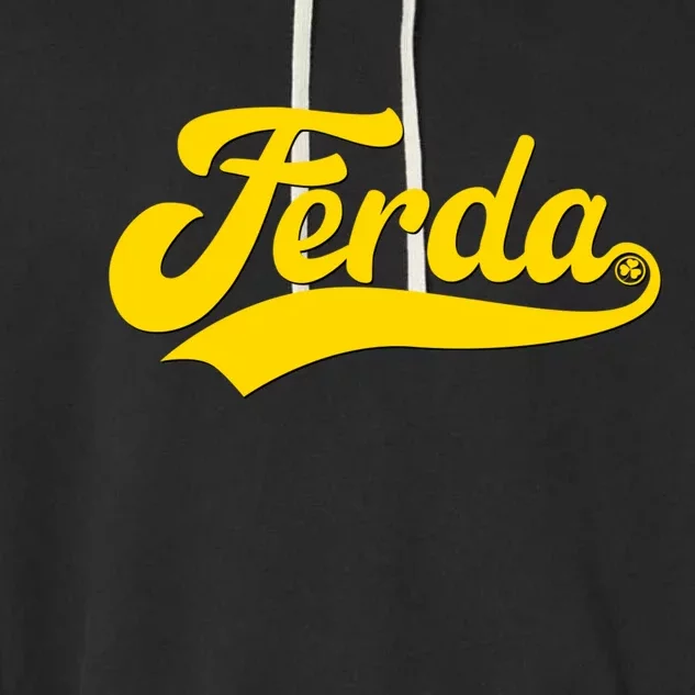 Ferda Logo Hockey Irish Garment-Dyed Fleece Hoodie