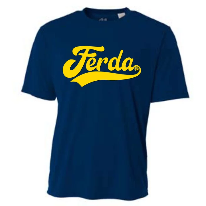 Ferda Logo Hockey Irish Cooling Performance Crew T-Shirt