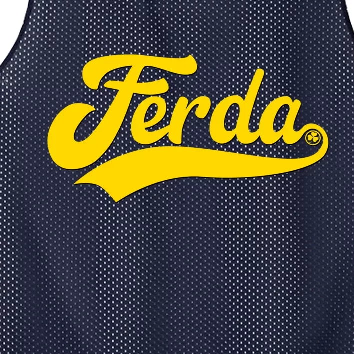 Ferda Logo Hockey Irish Mesh Reversible Basketball Jersey Tank