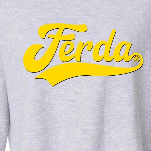 Ferda Logo Hockey Irish Cropped Pullover Crew