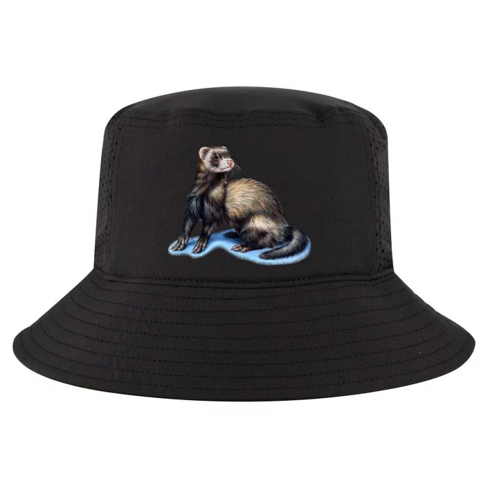 Ferret Wildlife Cool Comfort Performance Bucket Hat