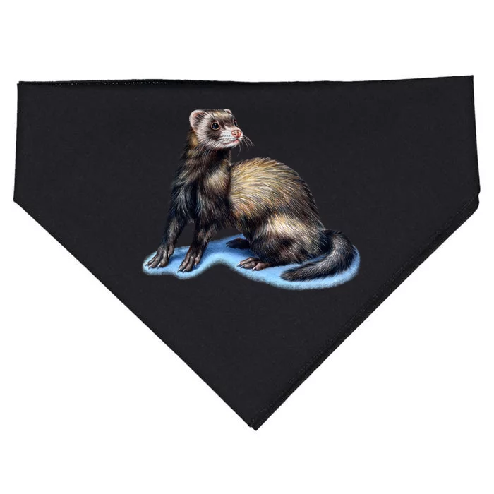 Ferret Wildlife USA-Made Doggie Bandana