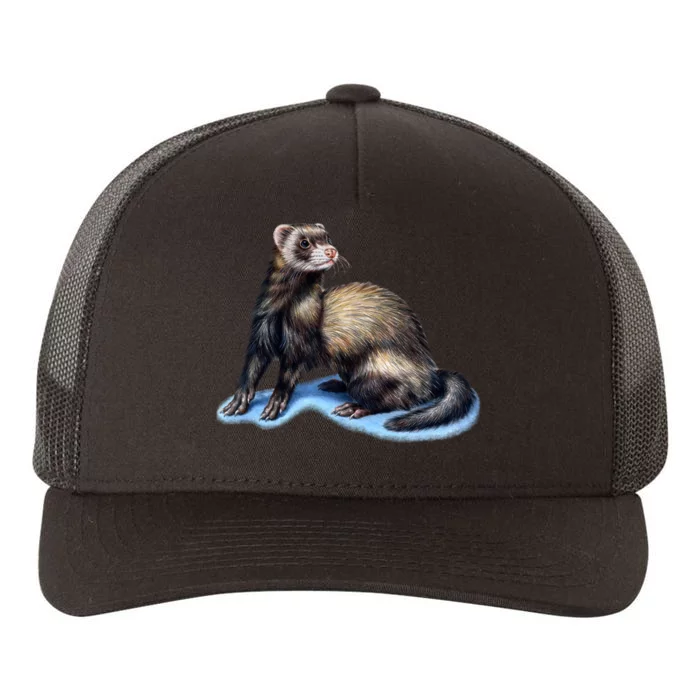 Ferret Wildlife Yupoong Adult 5-Panel Trucker Hat