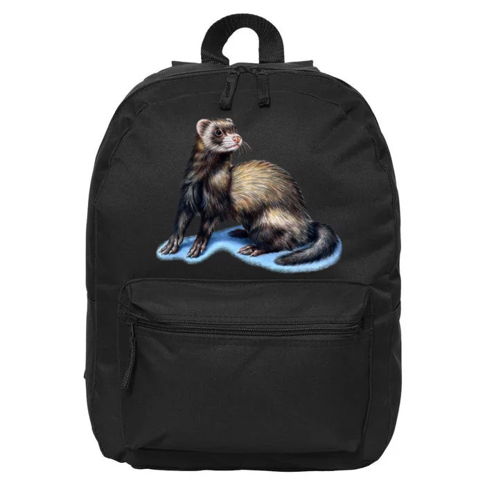 Ferret Wildlife 16 in Basic Backpack