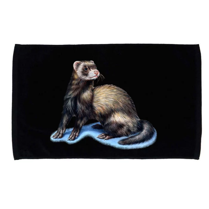 Ferret Wildlife Microfiber Hand Towel