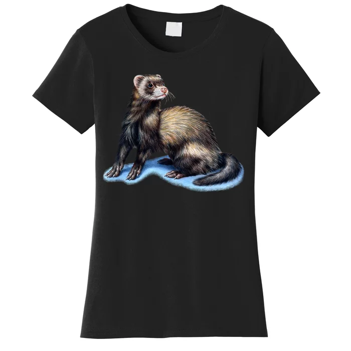 Ferret Wildlife Women's T-Shirt