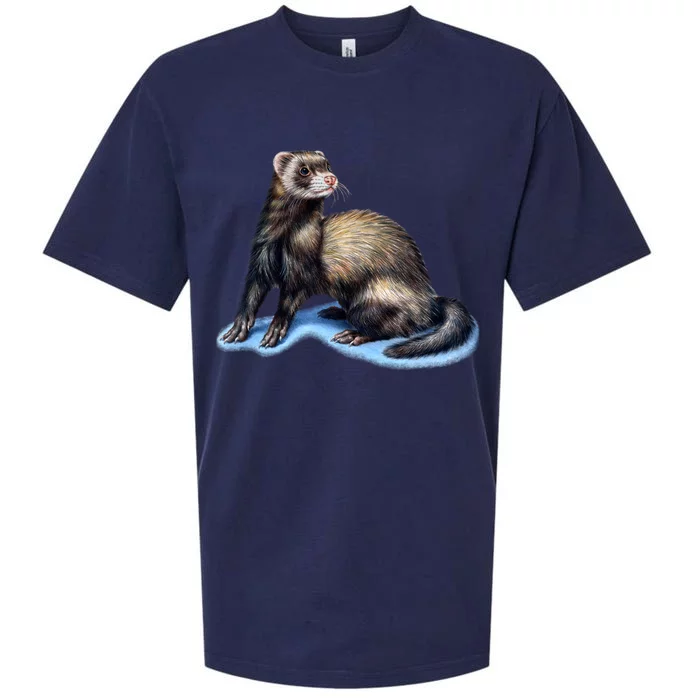 Ferret Wildlife Sueded Cloud Jersey T-Shirt