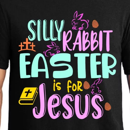 Funny Easter Sunday Silly Rabbit Easter Is For Jesus Pajama Set