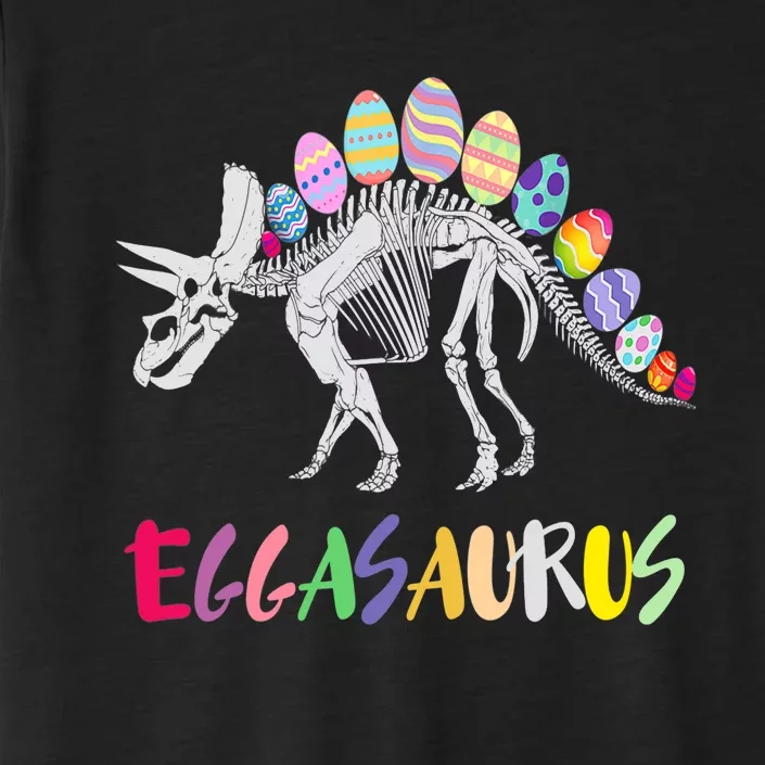 Funny Eggasaurus Stegosaurus Egg Dinosaur Happy Easter Day ChromaSoft Performance T-Shirt