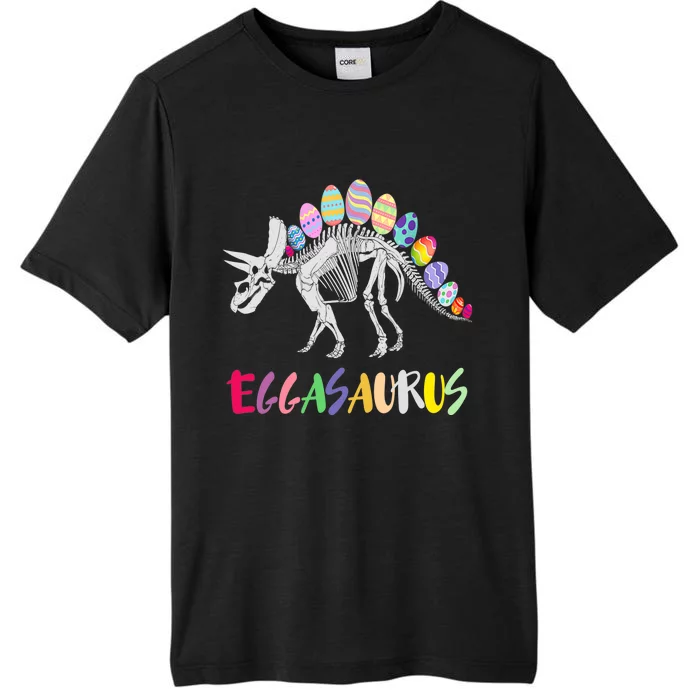 Funny Eggasaurus Stegosaurus Egg Dinosaur Happy Easter Day ChromaSoft Performance T-Shirt