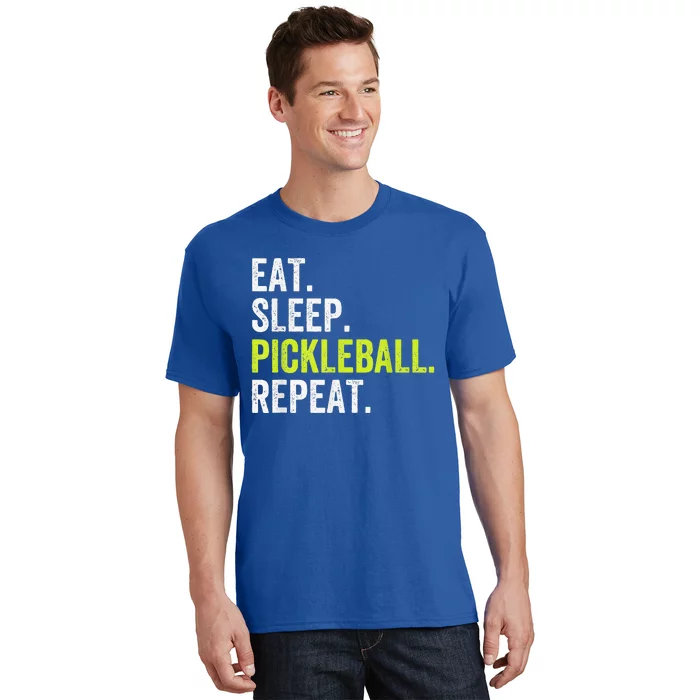 Funny Eat Sleep Pickleball Repeat Player T-Shirt