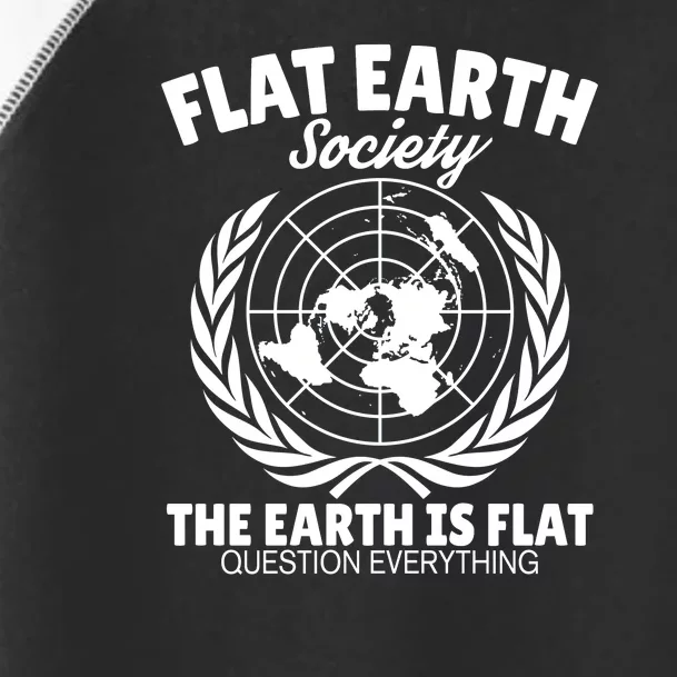 Flat Earth Society Flat Earther Toddler Fine Jersey T-Shirt