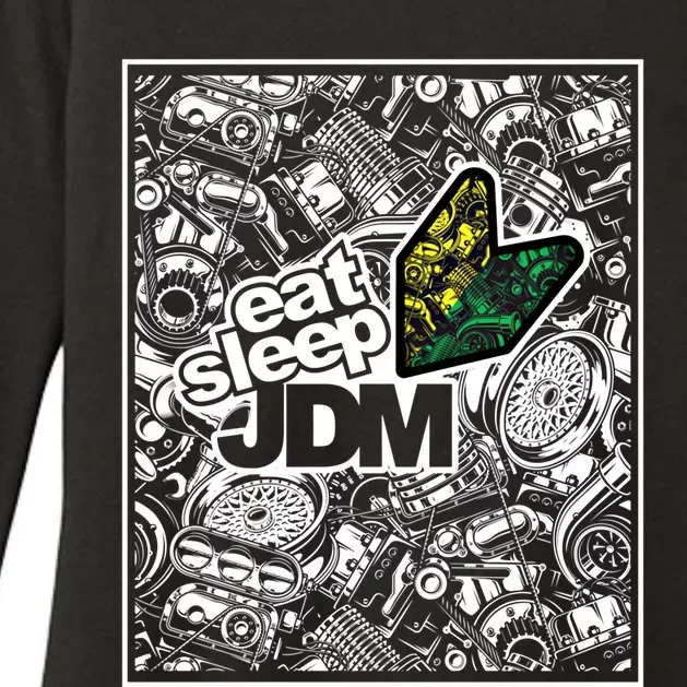 Funny Eat Sleep Jdm Japanese Domestic Market Racing Car Gift Womens CVC Long Sleeve Shirt