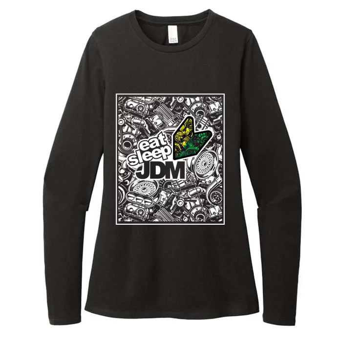 Funny Eat Sleep Jdm Japanese Domestic Market Racing Car Gift Womens CVC Long Sleeve Shirt