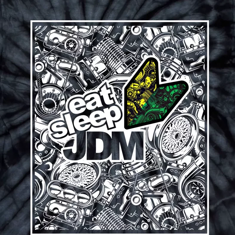 Funny Eat Sleep Jdm Japanese Domestic Market Racing Car Gift Tie-Dye T-Shirt