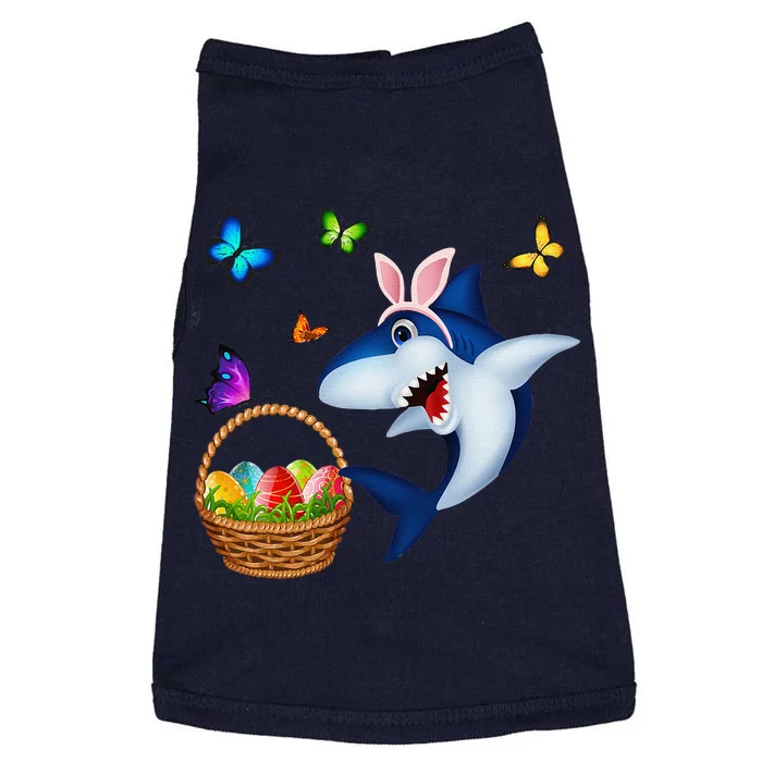 Funny Easter Shark Mommy Baby Daddy Easter Bunny Doggie Tank