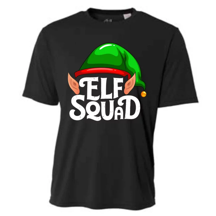 Funny Elf Squad Ugly Christmas Elves Family Matching Pjs Gift Cooling Performance Crew T-Shirt