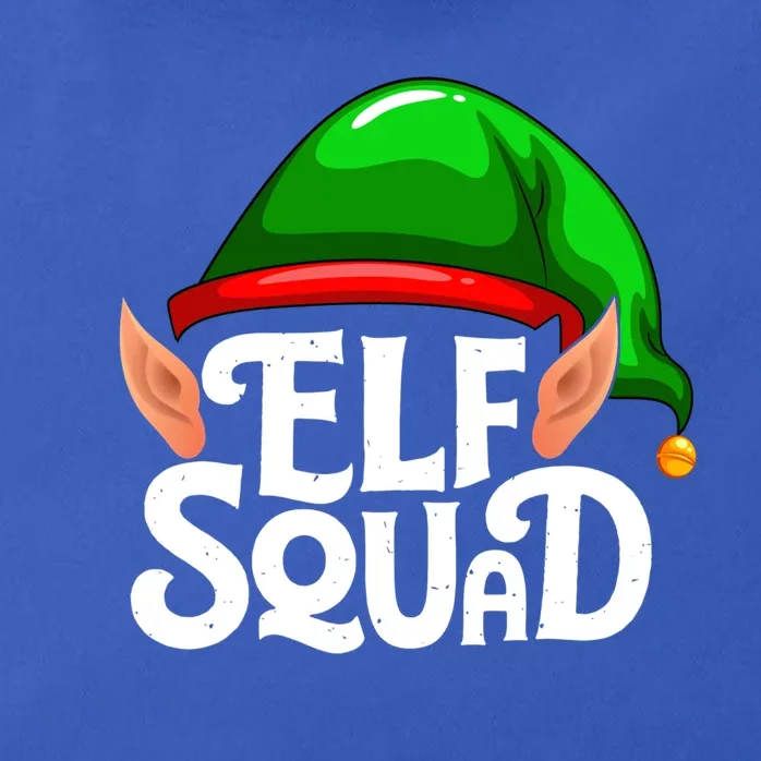 Funny Elf Squad Ugly Christmas Elves Family Matching Pjs Gift Zip Tote Bag