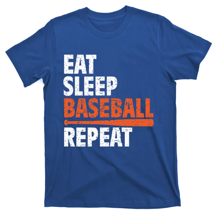 Funny Eat Sleep Baseball Repeat Gift T-Shirt