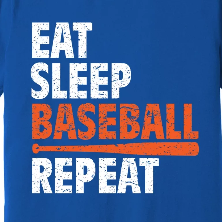 Funny Eat Sleep Baseball Repeat Gift Premium T-Shirt