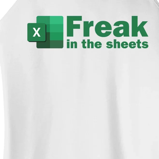 Funny Excel Sheets Freak In The Excel Sheets Women’s Perfect Tri Rocker Tank