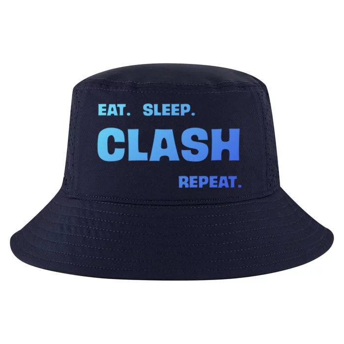 Funny Eat Sleep Clash Repeat Gaming Cool Gift Cool Comfort Performance Bucket Hat