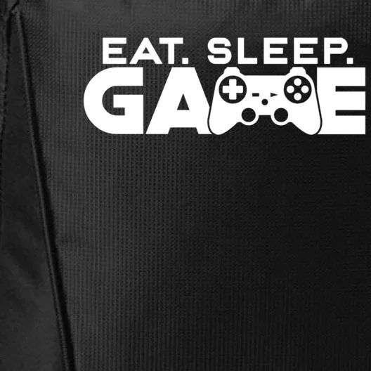 Funny Eat Sleep Game Repeat Controller Retro Console Gamer Cool Gift City Backpack