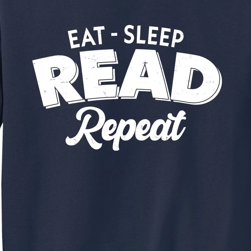 Funny Eat Sleep Read Repeat Book Lover Sweatshirt