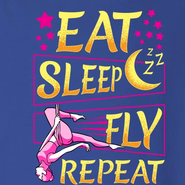 Funny Eat Sleep Fly Repeat Aerial Yoga Silks Cute Gift Toddler Long Sleeve Shirt