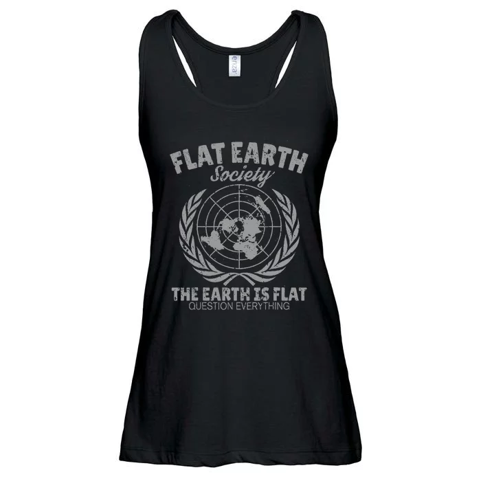 Flat Earth Society Ladies Essential Flowy Tank