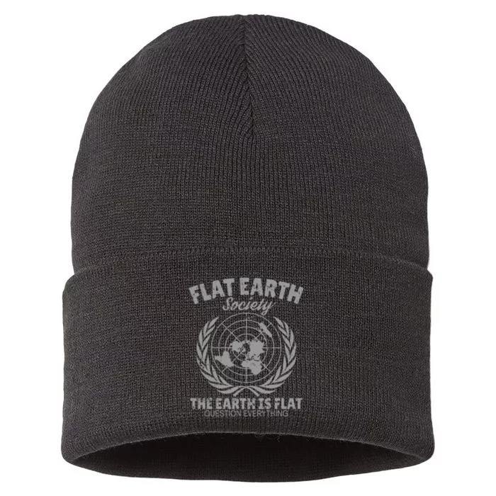 Flat Earth Society Sustainable Knit Beanie