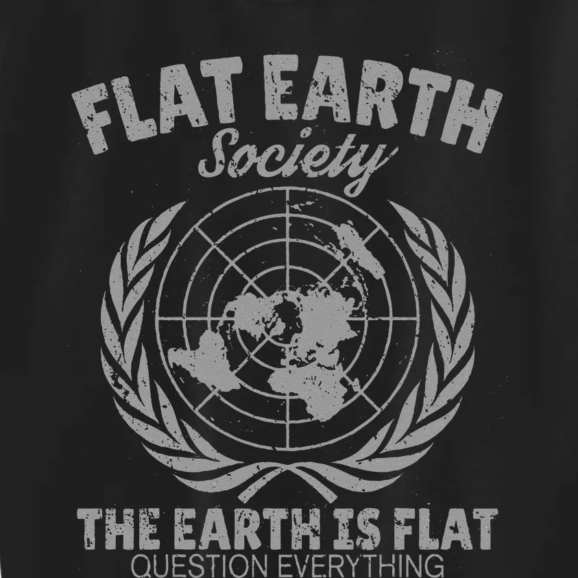 Flat Earth Society Kids Sweatshirt