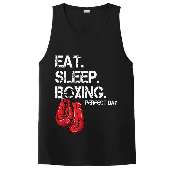 Funny Eat Sleep Repeat Boxing Lover Perfect Day Gift Performance Tank