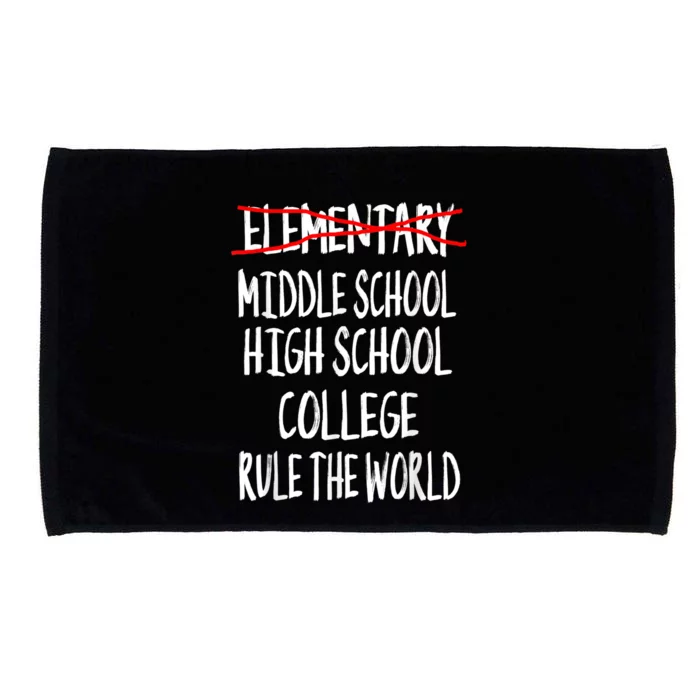 Funny Elementary School Graduation 6th Grade Graduation Microfiber Hand Towel