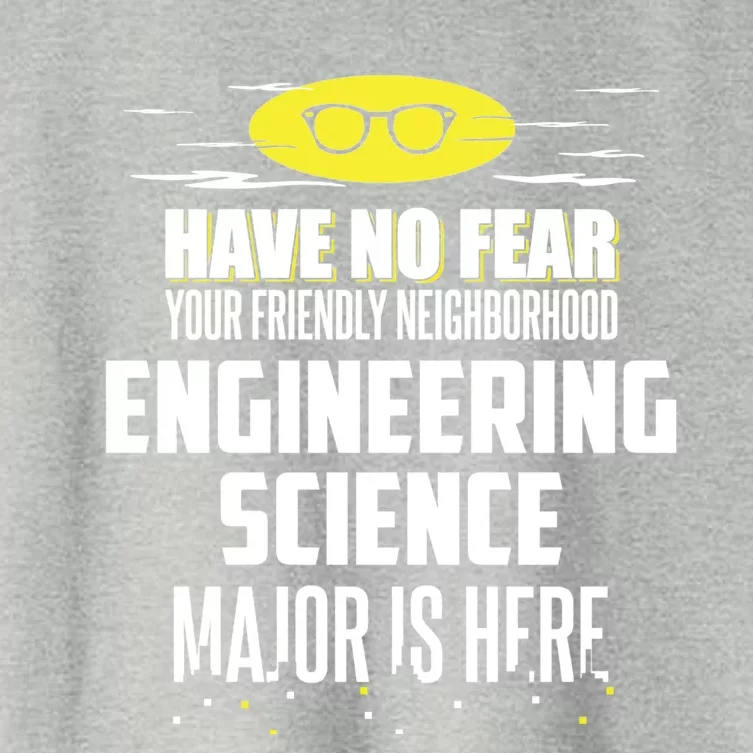 Funny Engineering Science Major Design Have No Fear Meaningful Gift Women's Crop Top Tee