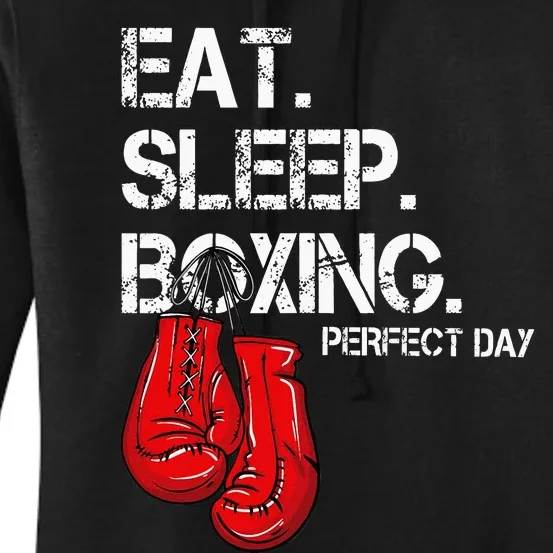 Funny Eat. Sleep. Repeat. Boxing Lover Perfect Day Gift Women's Pullover Hoodie