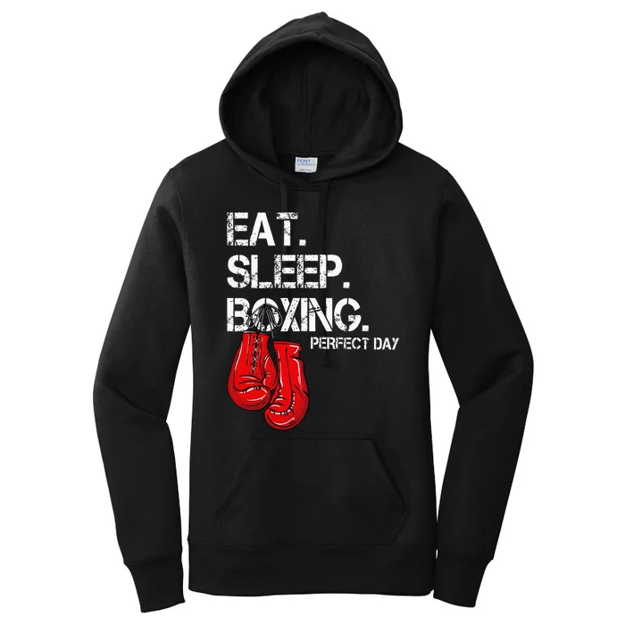 Funny Eat. Sleep. Repeat. Boxing Lover Perfect Day Gift Women's Pullover Hoodie