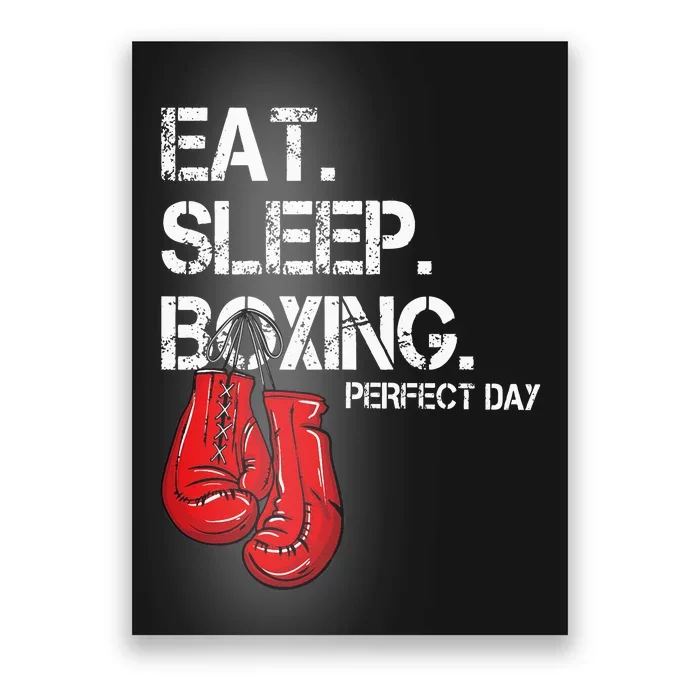 Funny Eat. Sleep. Repeat. Boxing Lover Perfect Day Gift Poster