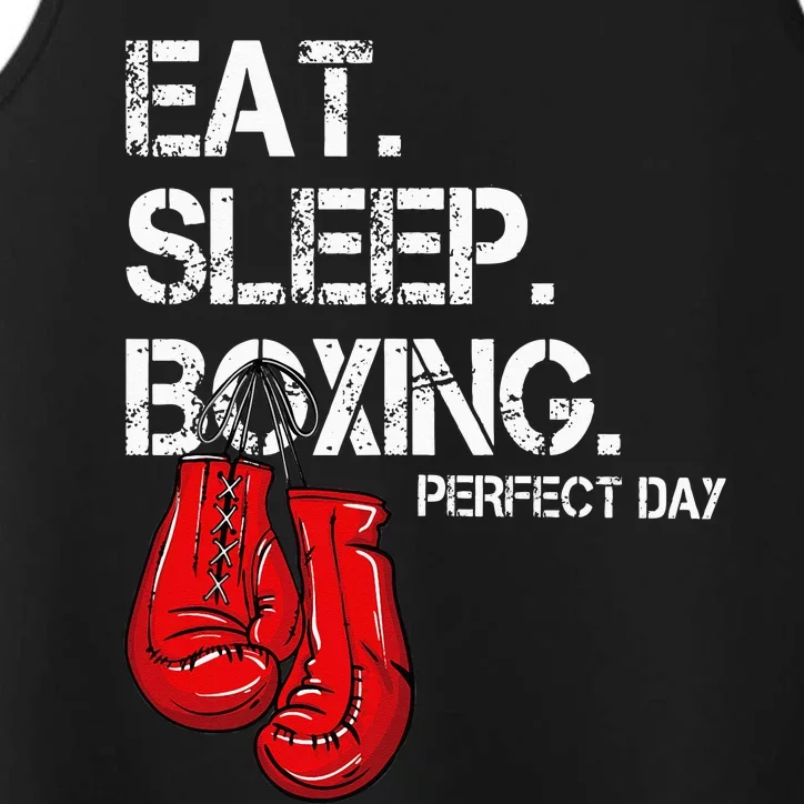 Funny Eat. Sleep. Repeat. Boxing Lover Perfect Day Gift Performance Tank