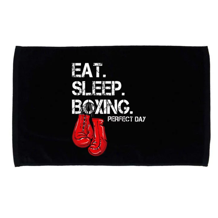 Funny Eat. Sleep. Repeat. Boxing Lover Perfect Day Gift Microfiber Hand Towel