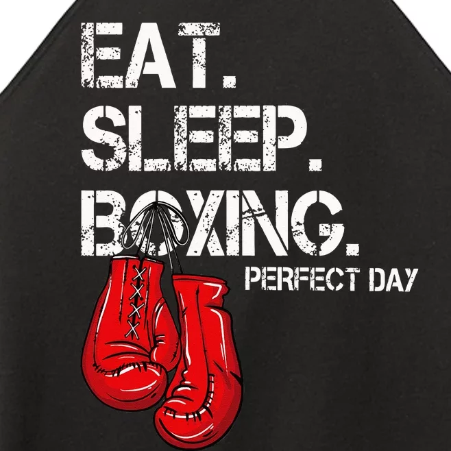 Funny Eat. Sleep. Repeat. Boxing Lover Perfect Day Gift Women’s Perfect Tri Rocker Tank