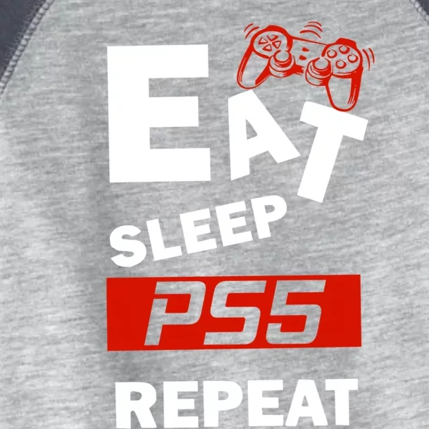 Funny Eat Sleep Ps5 Repeat Gift For Lover Video Game Great Gift Toddler Fine Jersey T-Shirt