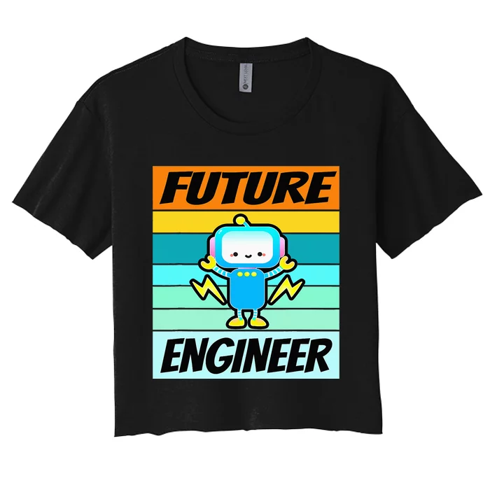 Future Engineer Software Engineering Women's Crop Top Tee