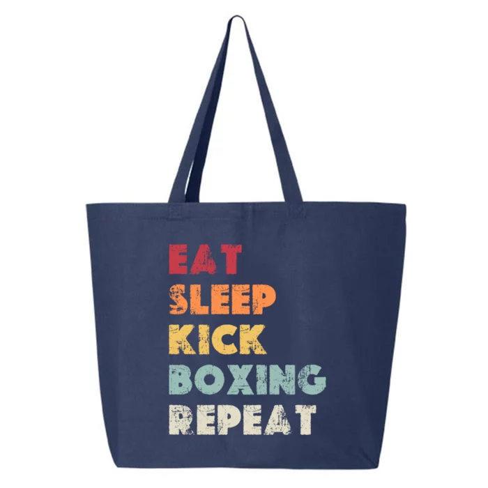 Funny Eat Sleep Kickboxing Repeat Mixed Martial Arts Cute Gift 25L Jumbo Tote