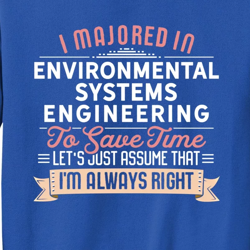 Funny Environtal Systems Engineering Major Studengift Sweatshirt