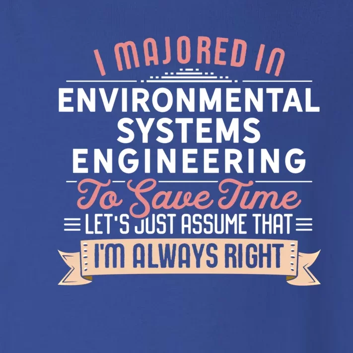 Funny Environtal Systems Engineering Major Studengift Toddler Long Sleeve Shirt